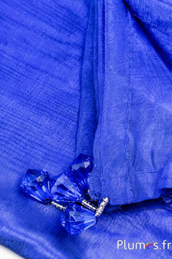 Orangza Tischdecke - 140 x 140 cm - blau